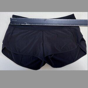 Lululemon Speed Up Shorts 2.5" Size 6 Black